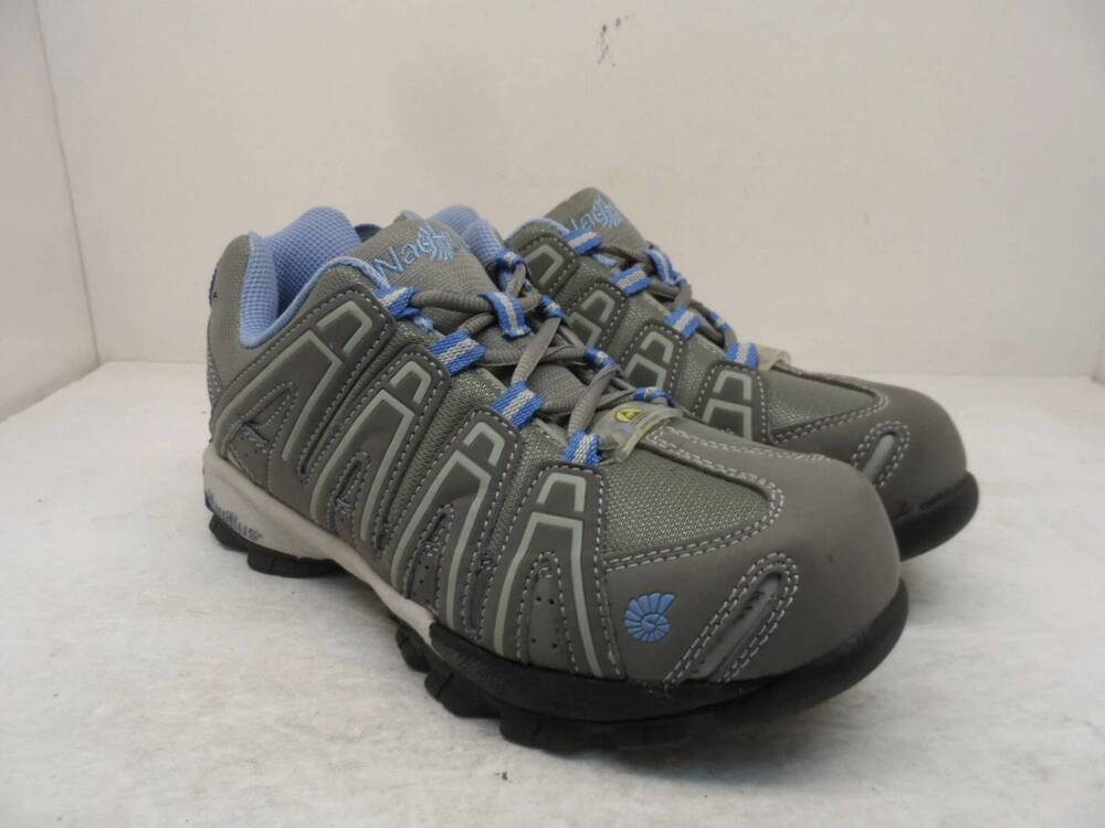 NEW NAUTILUS women's court shoe in baby blue and grey